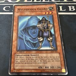 Yugioh Mysterious Guard 