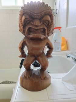 Tiki statue from Hawaii