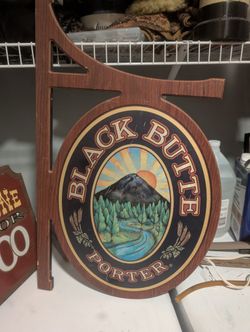 Two Awesome Vintage Beer Signs Wooden