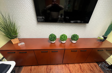 Custom Solid Wood Credenza / Storage Cabinet – By Camilo Miami