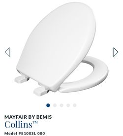 Universal Toilet Seat White Mayfair by Bemis Collins
