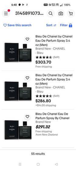 Bleu De Chanel by Chanel Eau De Parfum Spray 3.4 oz (Men) Brand New Sealed  Purchased At Victoria Gardens Macy's. for Sale in Rancho Cucamonga, CA -  OfferUp
