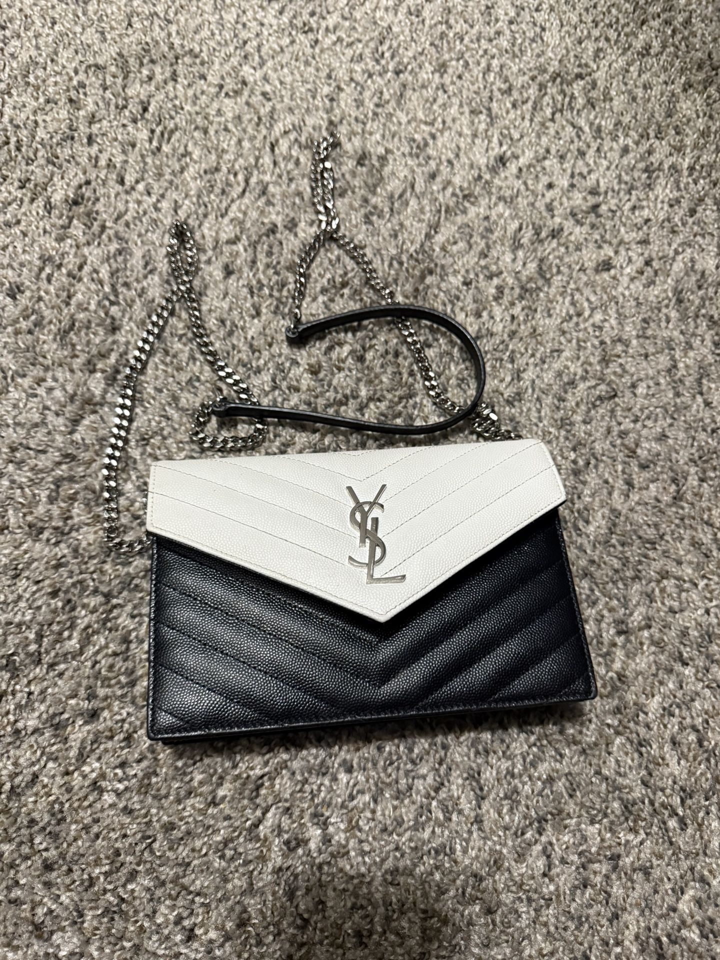 YSL Leather Cassandre