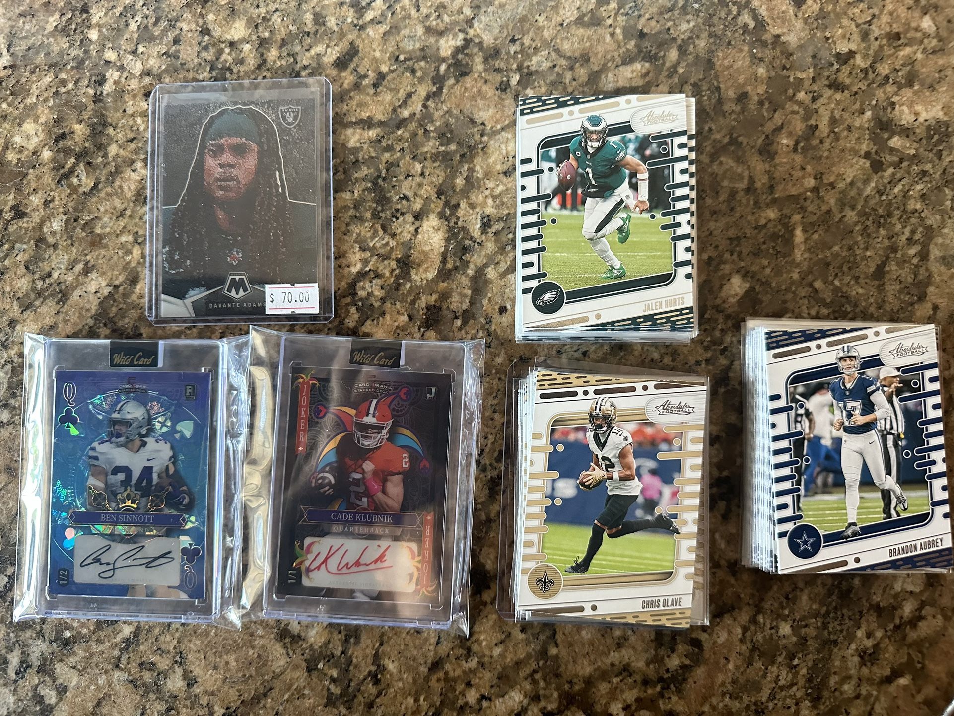 Football Cards Bundle Lot