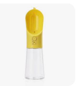 Pet Portable Water Bottle Yellow