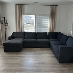 Crate & Barrel 4 Piece Sectional 