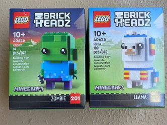 Lego Minecraft Brickheadz bundle