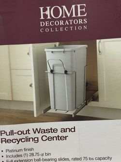 Home Decorators Collection , Pull Out Was te And Recycling Center