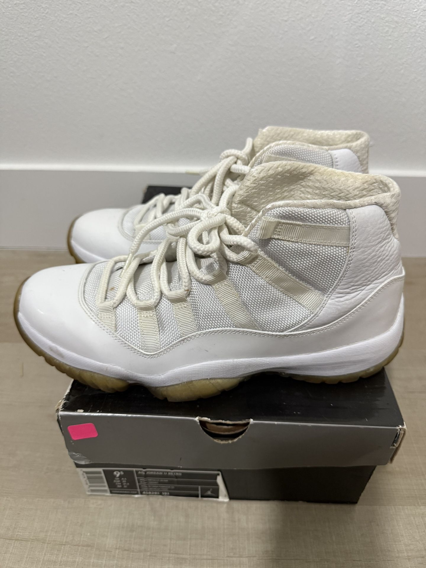 Air Jordan 11 Retro Silver Anniversary 2010 Sz 9.5