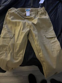 Women’s Khaki Cargo Joggers 1X