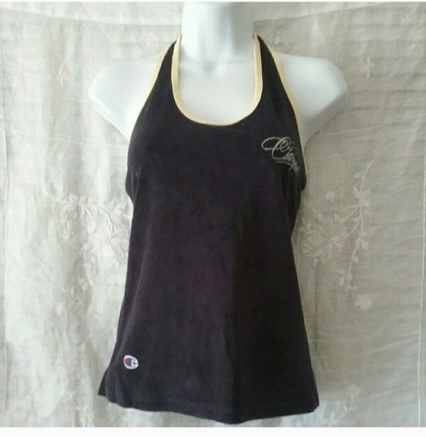 Champion Blue Halter Top Sz: M