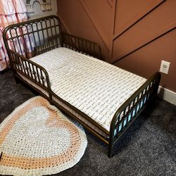 crib/toddler mattress and bed frame