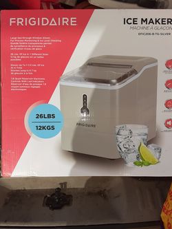 Brand new Frigidaire ice maker.