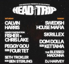 2 headtrip GA wristbands