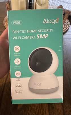 Alaga P50S 5MP Pan-Tilt Home Security Wi-Fi Camera (Sealed)