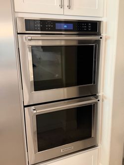 KitchenAid 30" Double Wall Oven – True Convection, Stainless (KODE500ESS)
