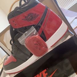 Jordan Ones Patent leather bred