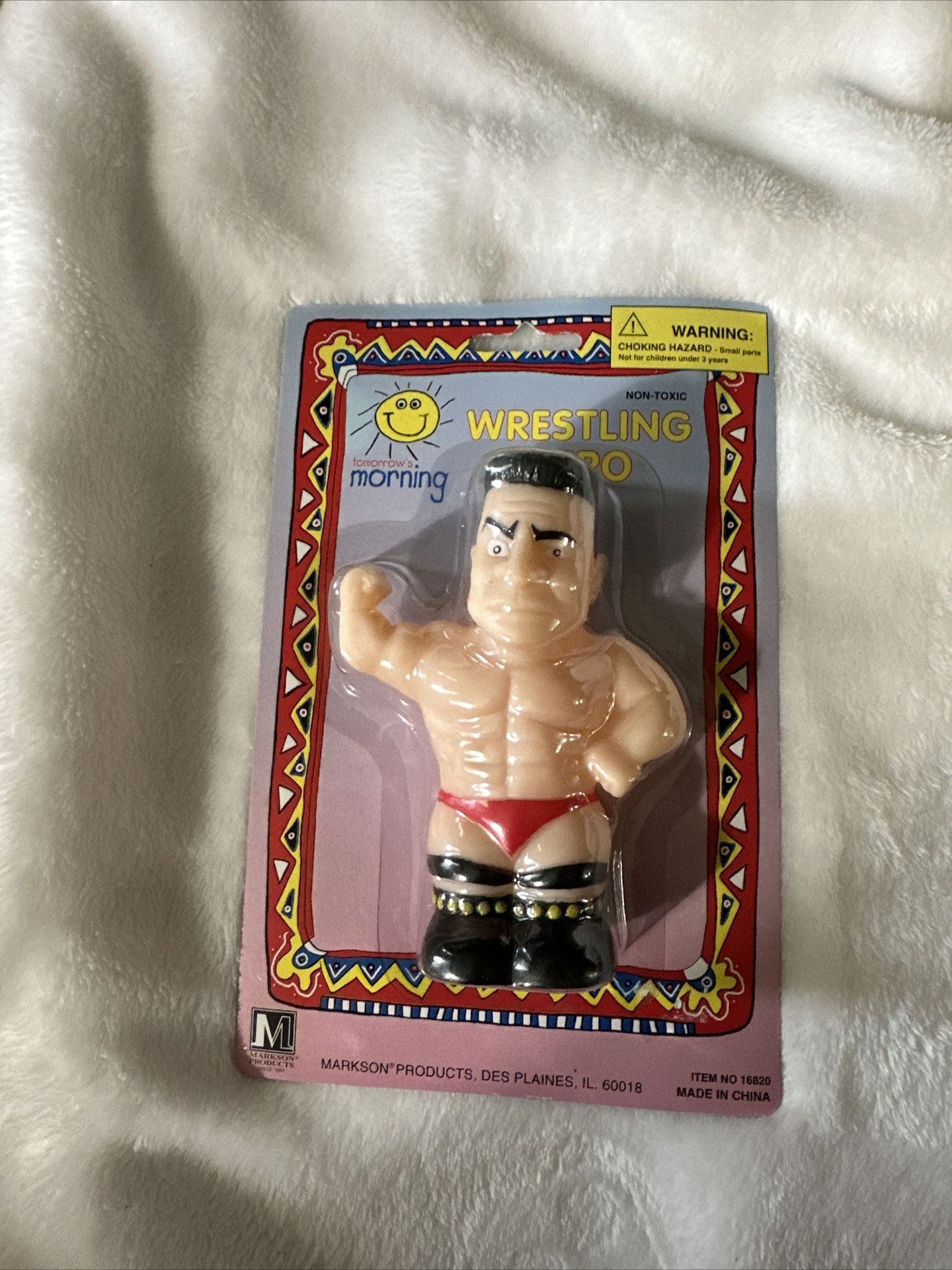 Rare Vintage Wrestling Hero NOS Bootleg Toy Wrestlers Markson Products Great Condition