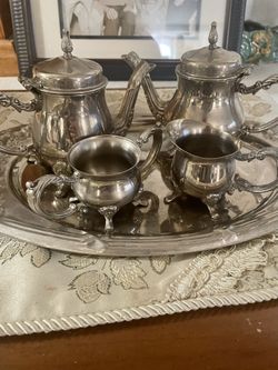 Antique Silver Tea Set