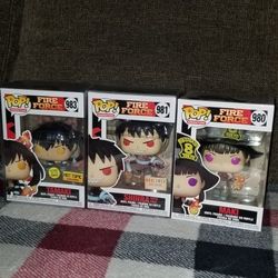 Funko pop Animate Fire force With Boxlunch exclusive Shinra 