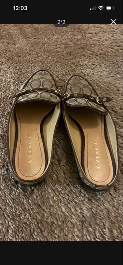 Coach slide shoes