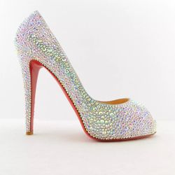 Authentic Christian Louboutin Heels Swarovski