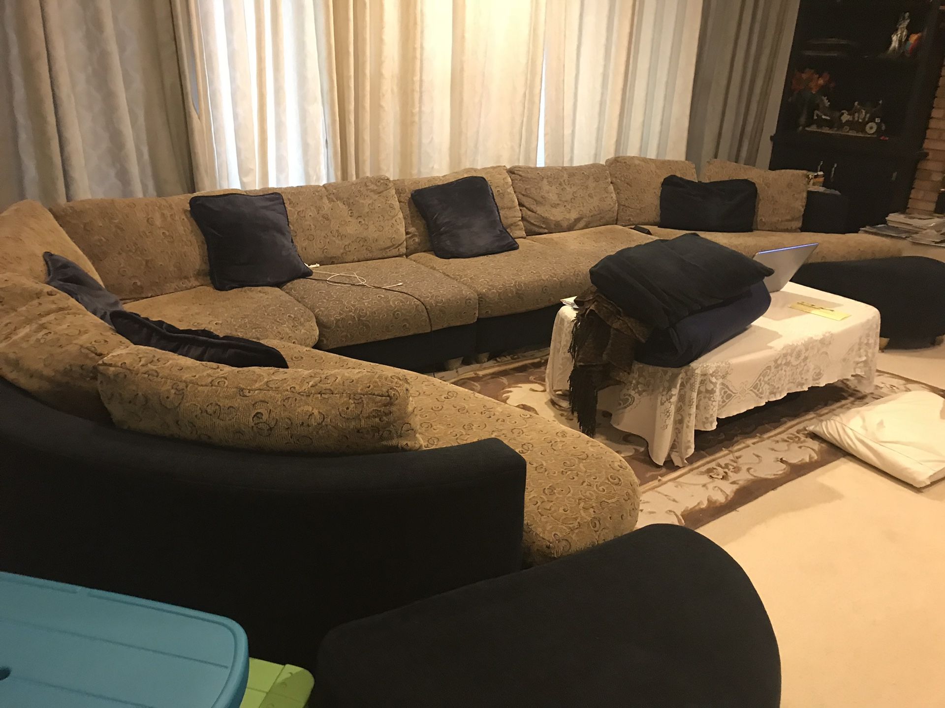 Carter Sectional Sofa Set 5 pieces