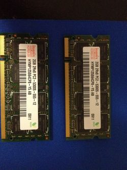 4 of ram Hynix 2GB each ...