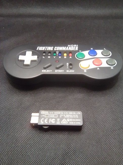 HORI Fighting Commander controller for the Nintendo Switch or SNES. 