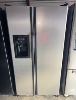 GE Stainless Steel Refrigerator And Freezer