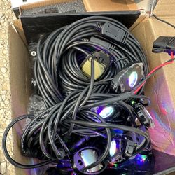 Chipcolor 12 Pods LED Rock Lights Kit, APP/RF Control Multicolor MagicRGB Underglow Neon Lights Waterproof Brake Light Music Mode Exterior Rock Lights