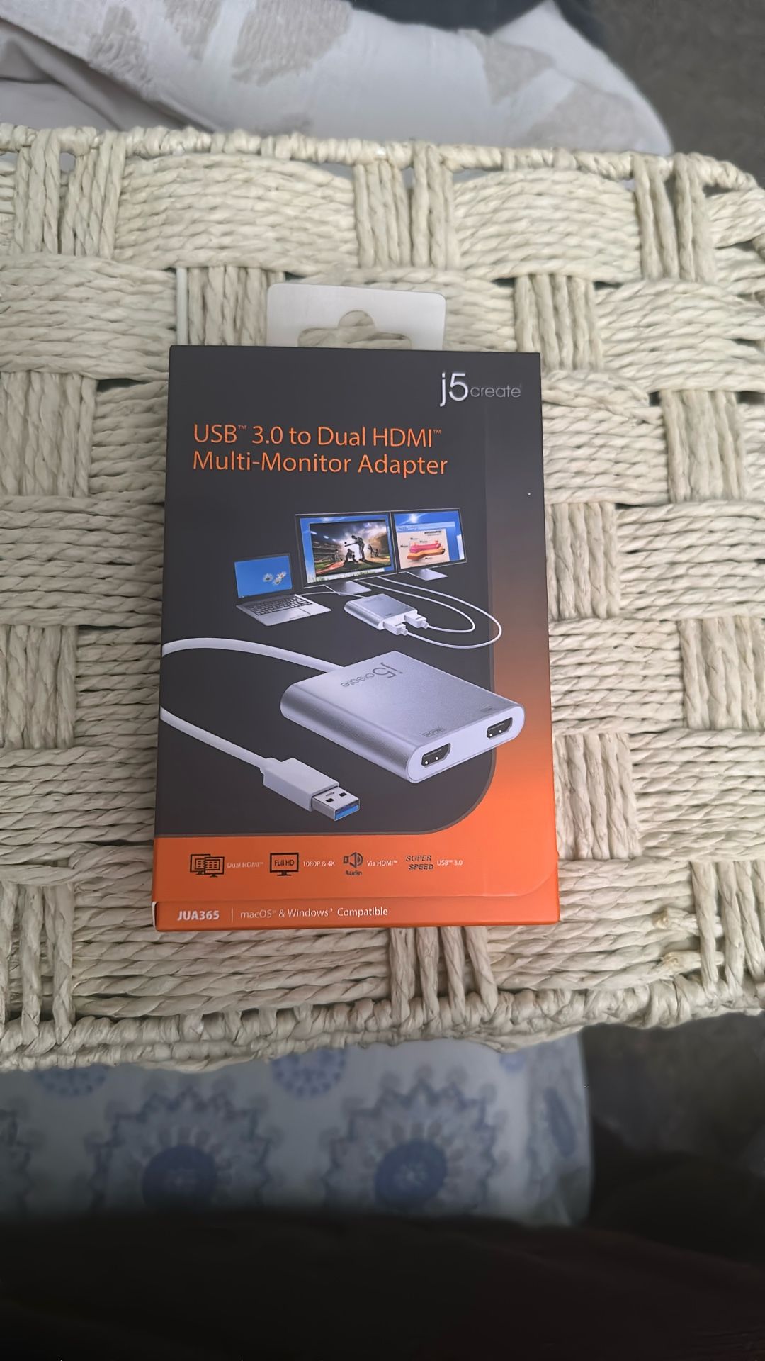 USB 3.0 to Dual HDMI Multi-Monitor Adapter