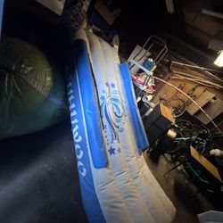 Pontoon Waterfall Slide, Inflatable Pontoon Boat Water Slide