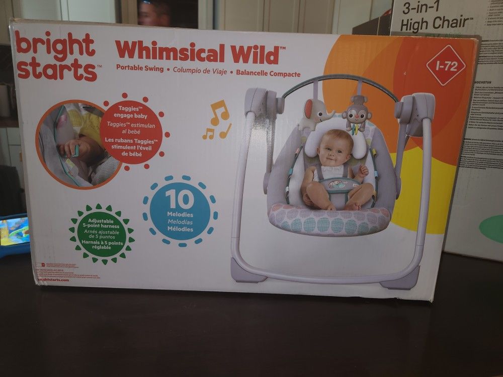 Bright Starts Portable Swing