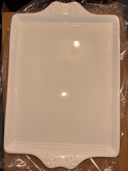 Princess House Marbella New Baking Dish New white Princess House Marbella baking dish.