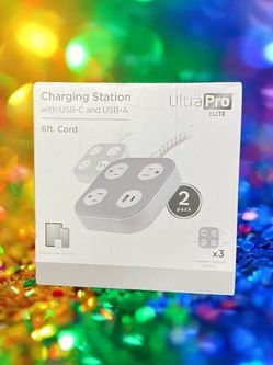 Brand New UltraPro Elite Charging Station 2-Pack – USB-C & USB-A (6ft Cord)