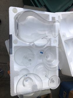 Margarita pitcher and glass set of 4