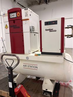 Gardner Denver L711A Rotary Screw Air Compressor w/ Air Dryer – AS IS – Needs Inspection