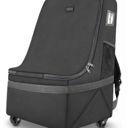 YOREPEK Car Seat Travel Bag with Wheels, Padded Car Seat Backpack, 