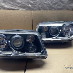 Oh187 Fit 99-05 Volkswagen Jetta Black OE Style Headlight Pair 