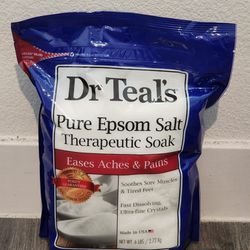 BRAND NEW! Dr. Teal's Pure Epsom Salt, 6 lbs