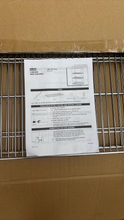 ULine chrome wire shelving