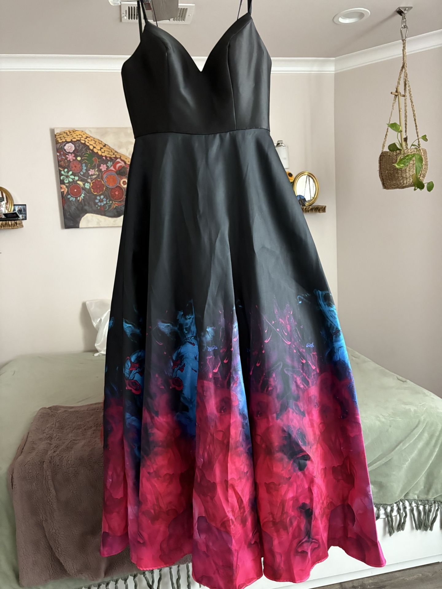 Black And Pink Flame Dress - conticontadores.com.br