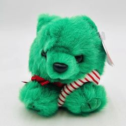 PLUSH GREEN BEAR STUFFED TOY LIMITED EDITION