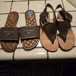 2 Michael Kors Sandals Brand New Never Used