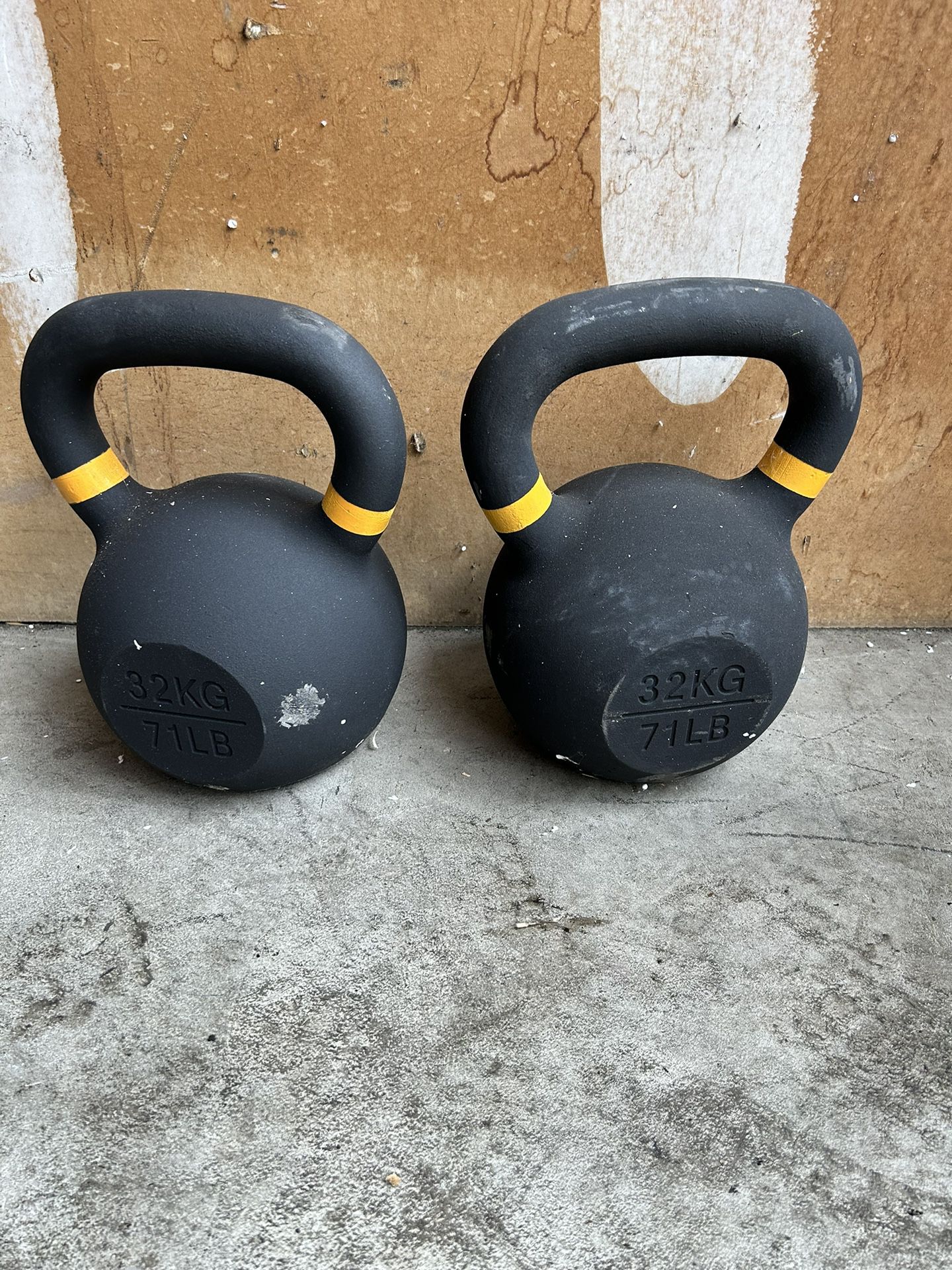 1 -71lLbs. X $90 Or 2 X $180 Used Kettlebells Firm Price.