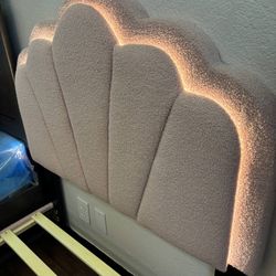 Platform Pink Twin Size Bed Frame 