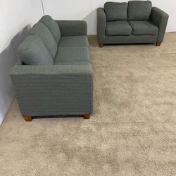 Raymour Couch And Loveseat Sofa Set *Free Delivery*