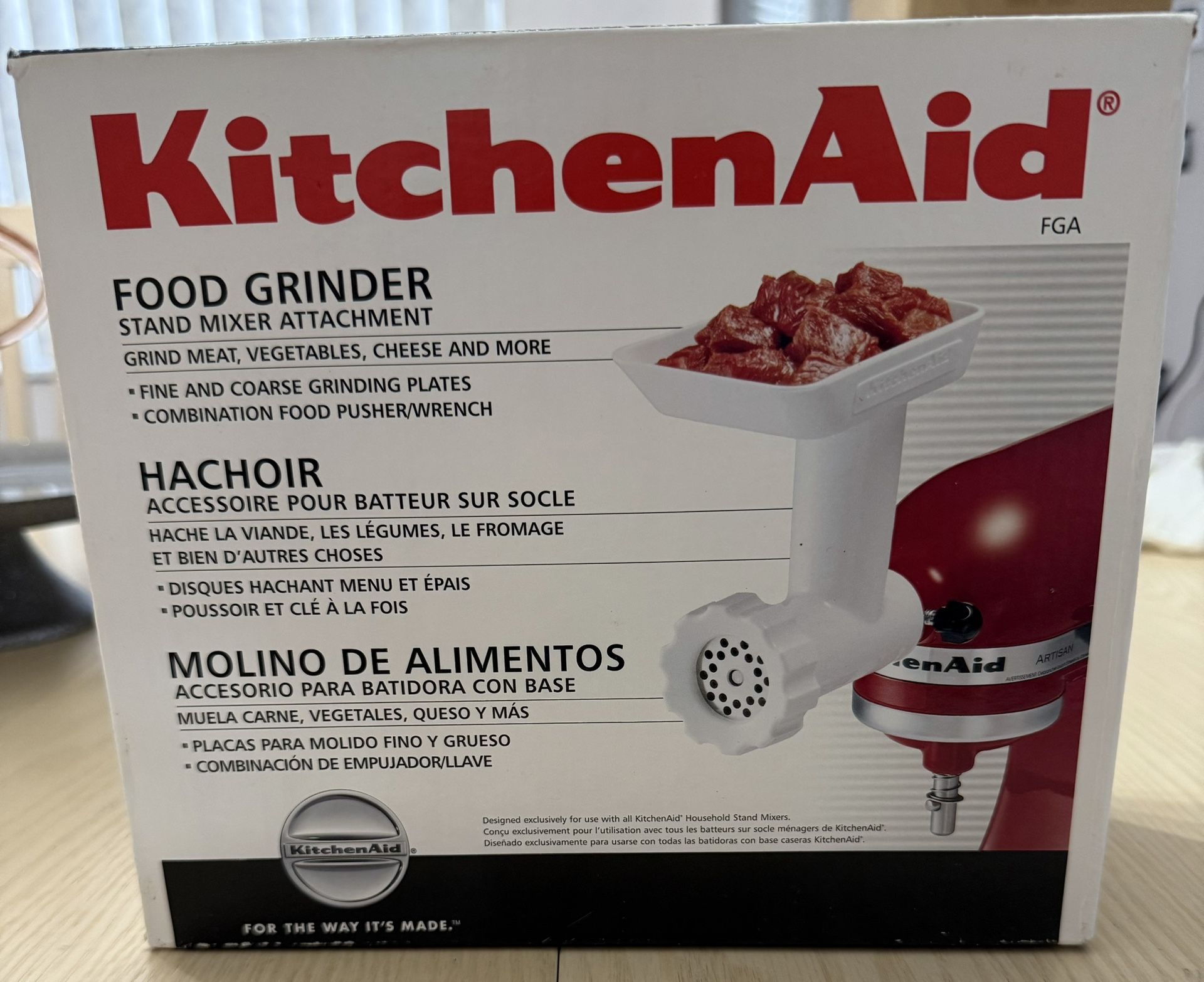 Kitchen Aid Food Grinder Attachment