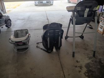 Car seats and high chair